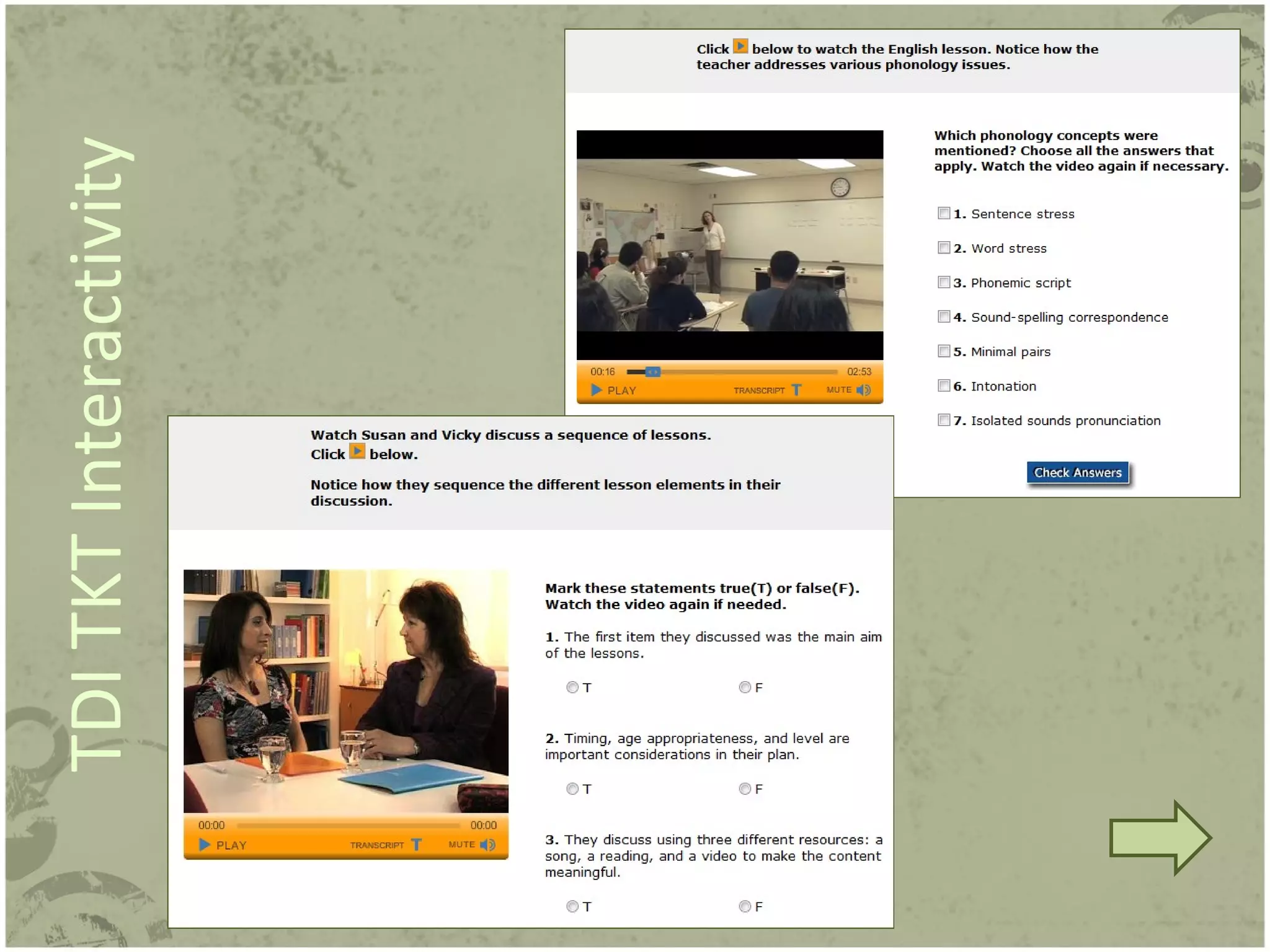 TDI TKT Interactivity 