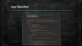 App Manifest
 
