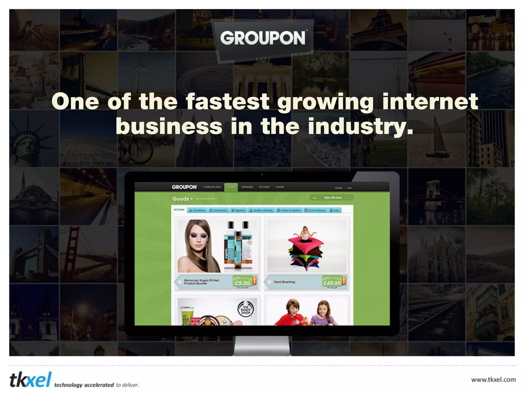 One of the fastest growing internet
business in the industry.

 