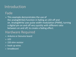 Led fade | PPT