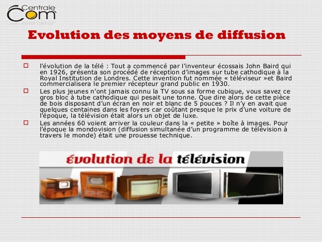 Exposé Sur L'évolution De La Télévision Histoire de la télévision