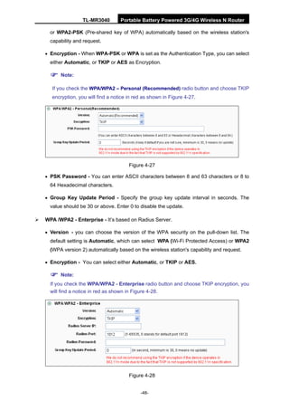 TL-MR3040 User Guide | PDF