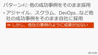 ⇒ しかし、他社の事例のように成果が出ない
 
