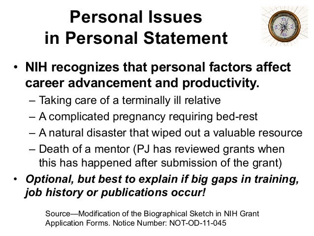 personal survey nih grant personal survey nih grant