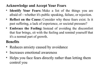 Normal Fears communication skills lecture 2 building self esteem | PPTX