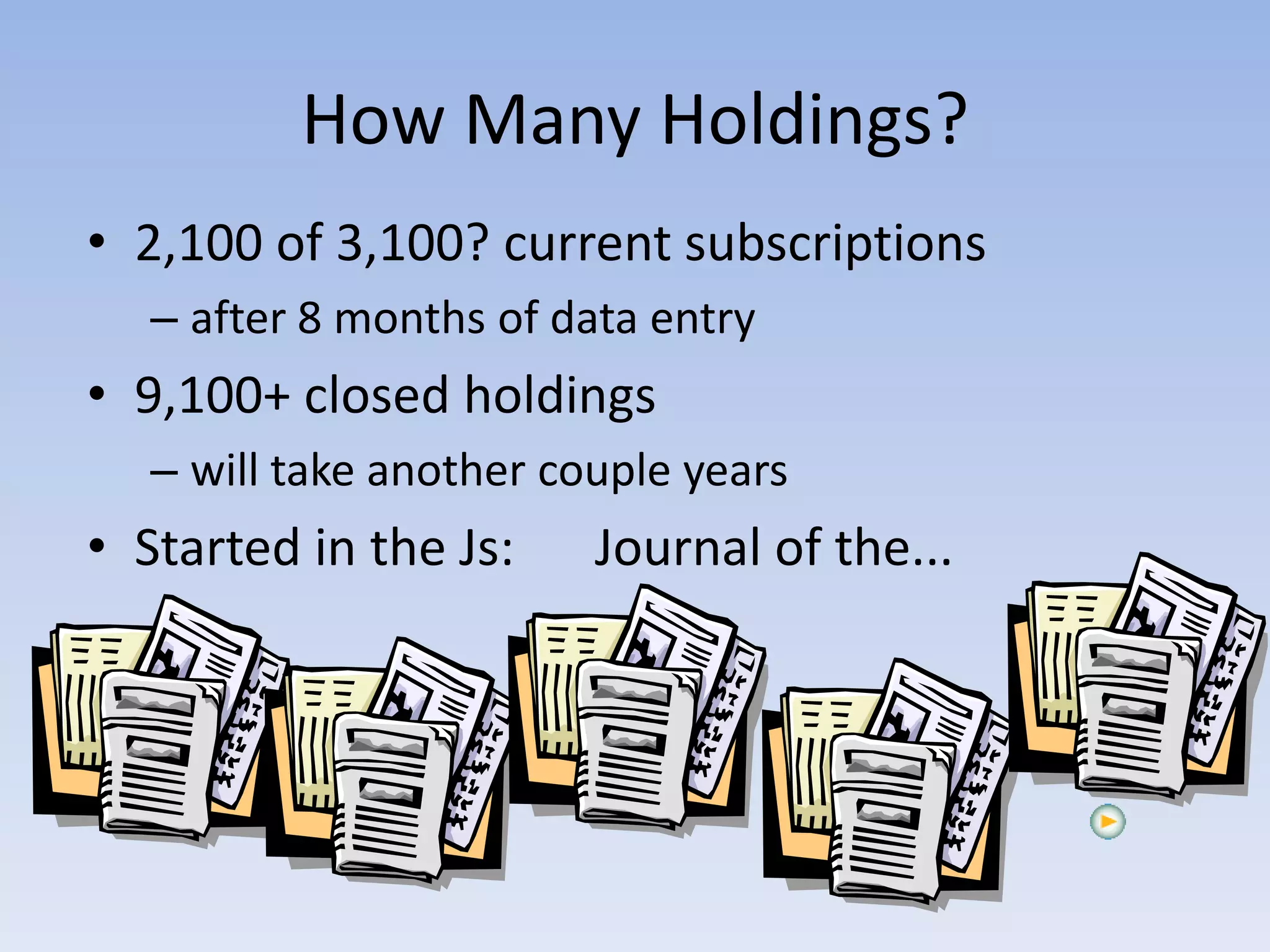 Planning by the seat of your pants : implementing ILS on a deadline