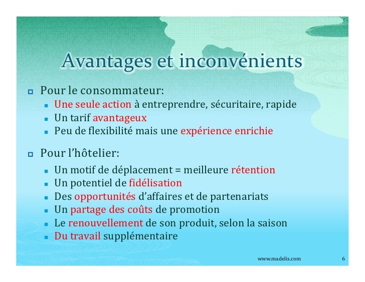 Les avantages du tourisme
