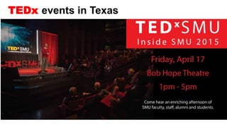 TEDx Library events in Texas
 