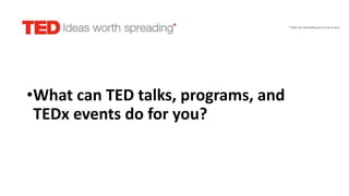 TEDx events in Texas
 