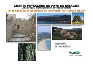 Charte Paysagère, Architecturale et Environnementale de Balagne