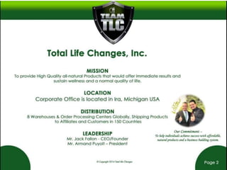 Total life changes (creole presentation)