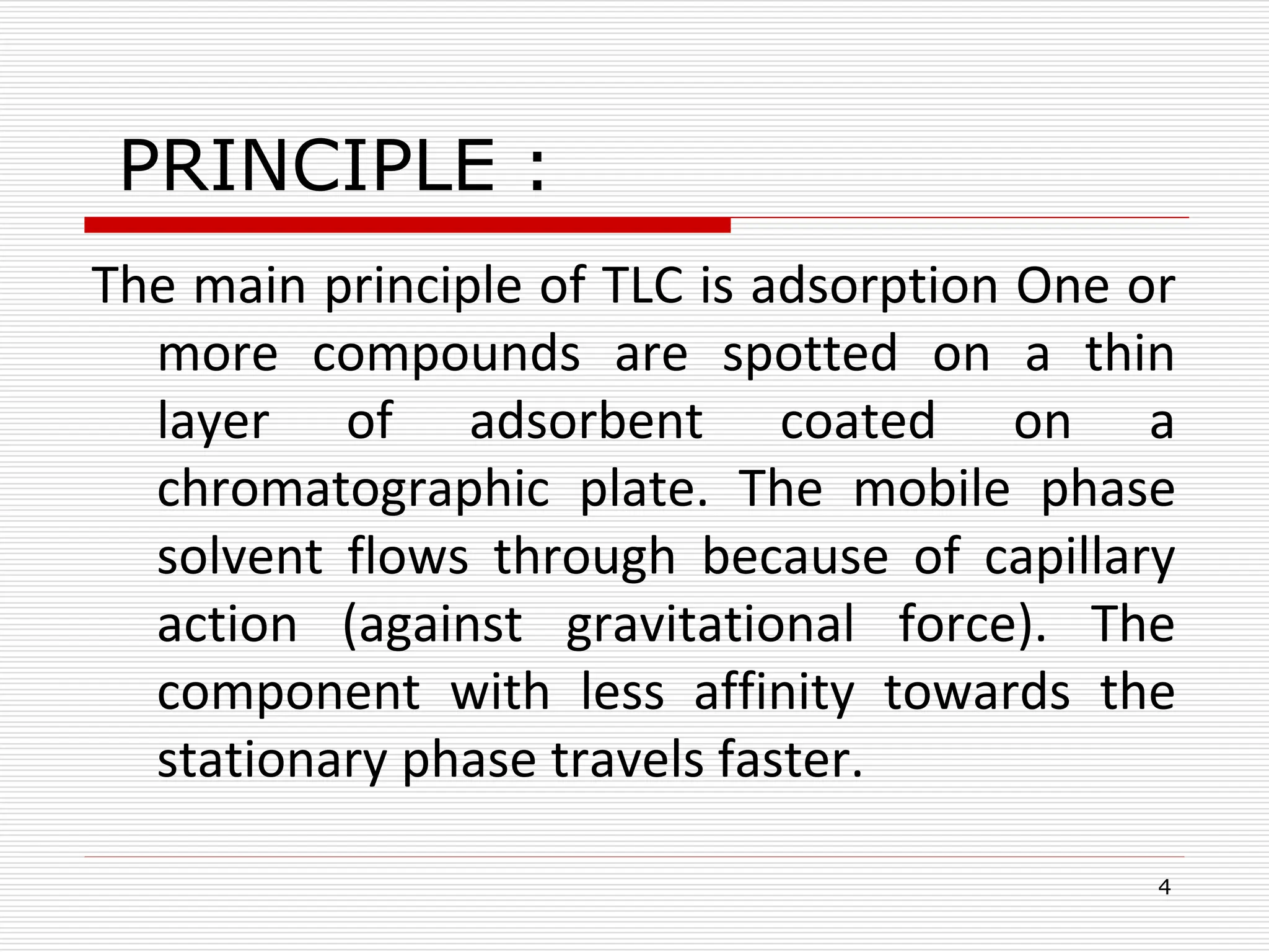 Thin layer Chromatography and it's Techniques | PPT