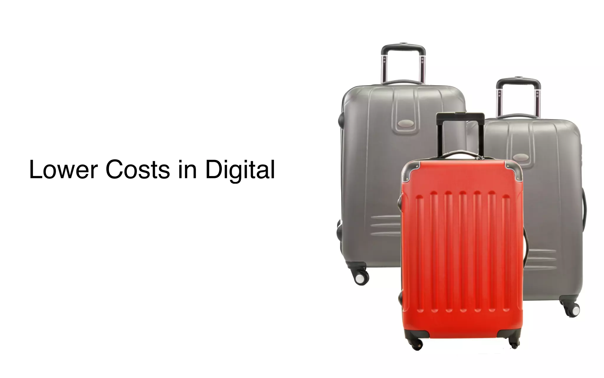 Lower Costs in Digital
 