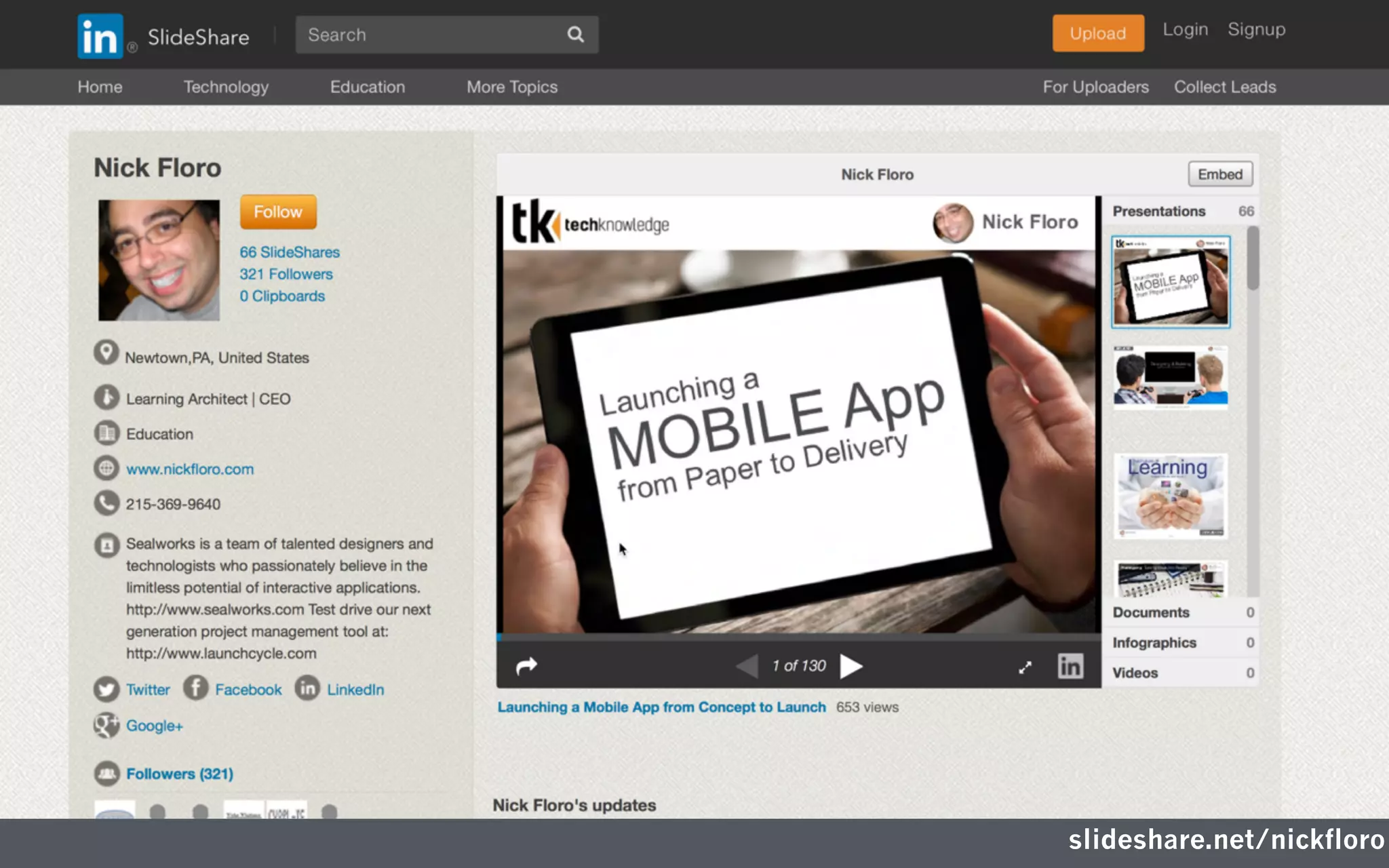 slideshare.net/nickfloro
 