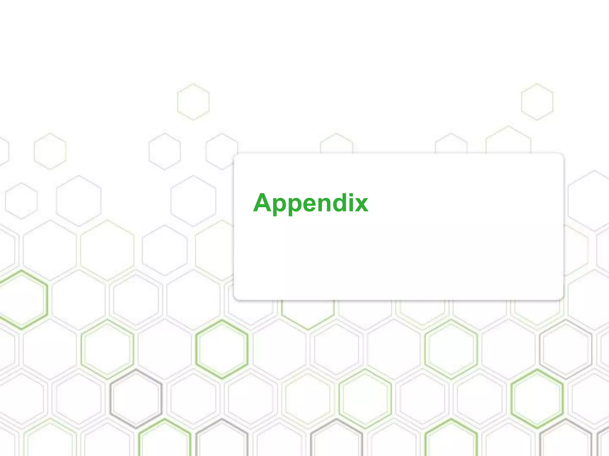 Appendix
 
