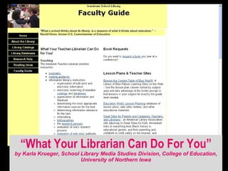 Back to School Special: Making You & Your Library Indispensable | PPT