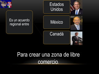 Tratado de libre comercio de América del Norte TLCAN | PPTX