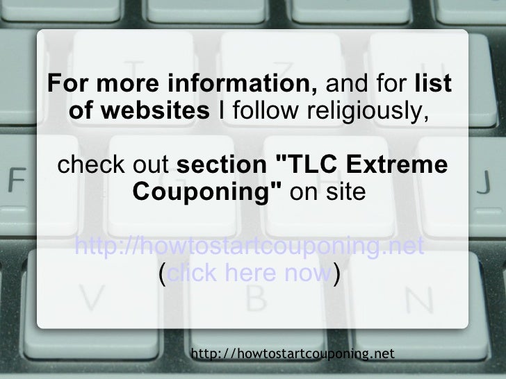 Extreme coupons show tlc