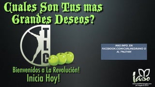 MAS INFO. EN
FACEBOOK.COM/CARLMEDRANO O
AL 79627404
 