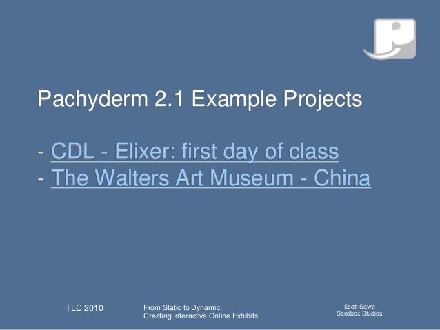User-friendly Multimeda Authoring with Pachyderm