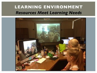 LEARNING ENVIRONMENT
Resources Meet Learning Needs