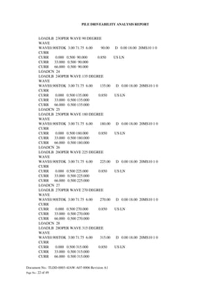 Tldd 0003-4 jaw-a07-0006 pile driveability analysis-rev a1 | PDF