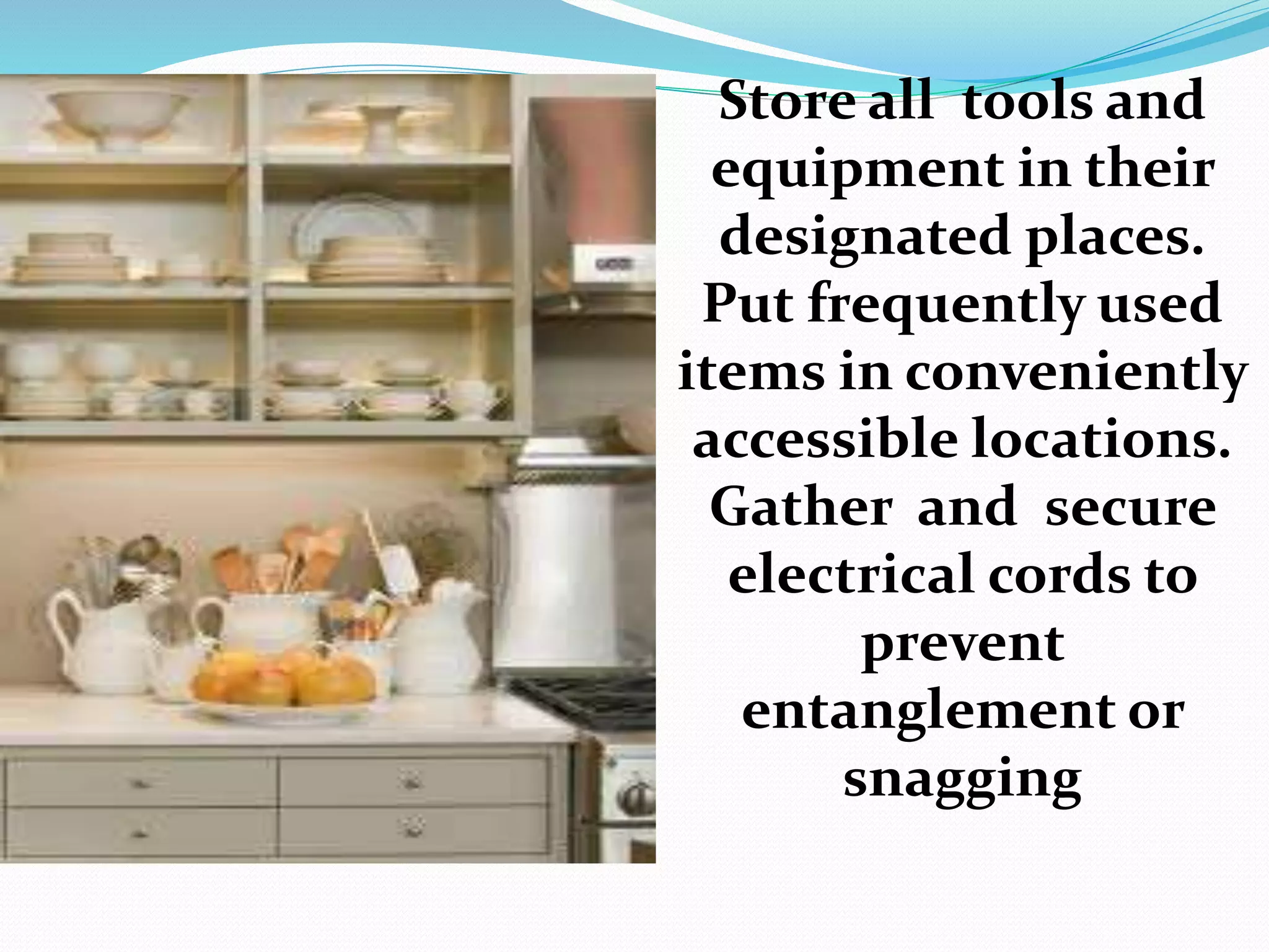 PROPER STORAGE OF CLEANED EQUIPMENT PPT