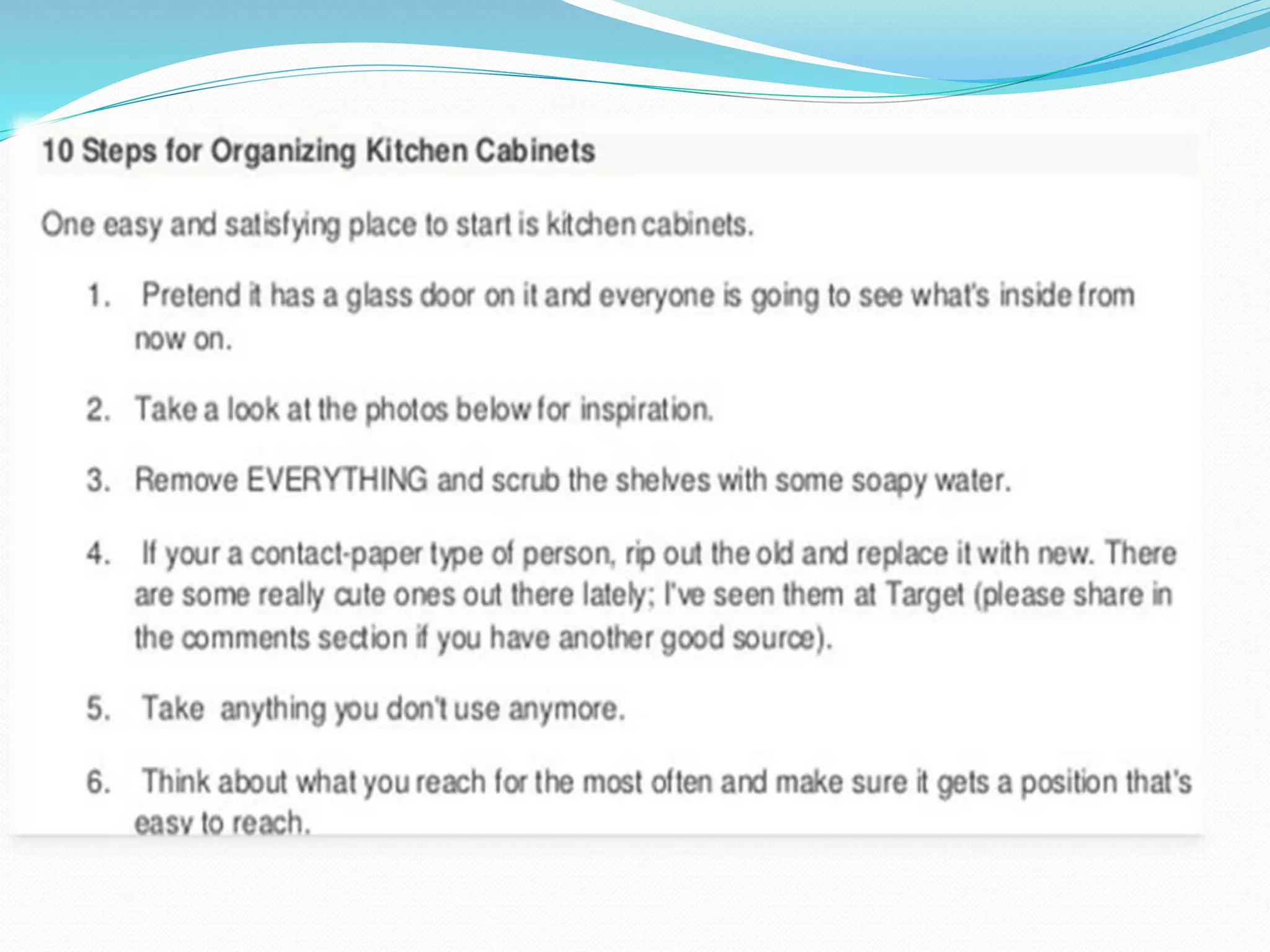 PROPER STORAGE OF CLEANED EQUIPMENT PPT