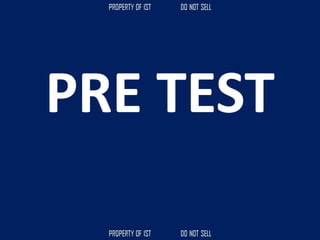 PRE TEST
 