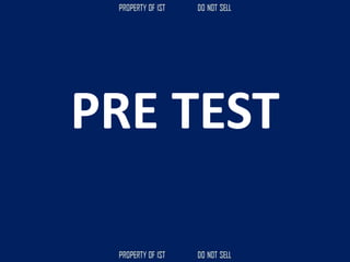PRE TEST
 