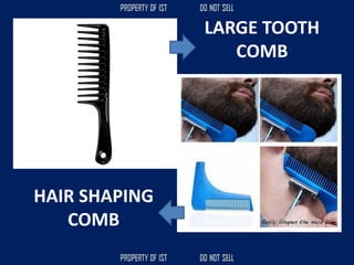 LARGE TOOTH
COMB
HAIR SHAPING
COMB
 