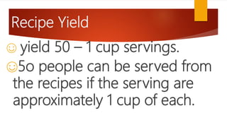 Tle 10 l1 quantifying recipes | PPTX
