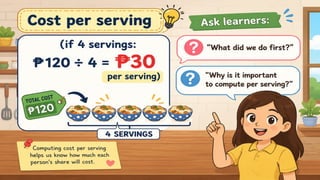 TLE -FCS 10 FOOD COST (1st Term)   .pptx