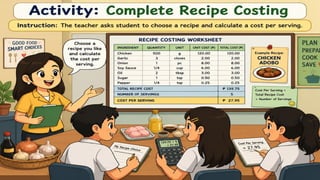 TLE -FCS 10 FOOD COST (1st Term)   .pptx
