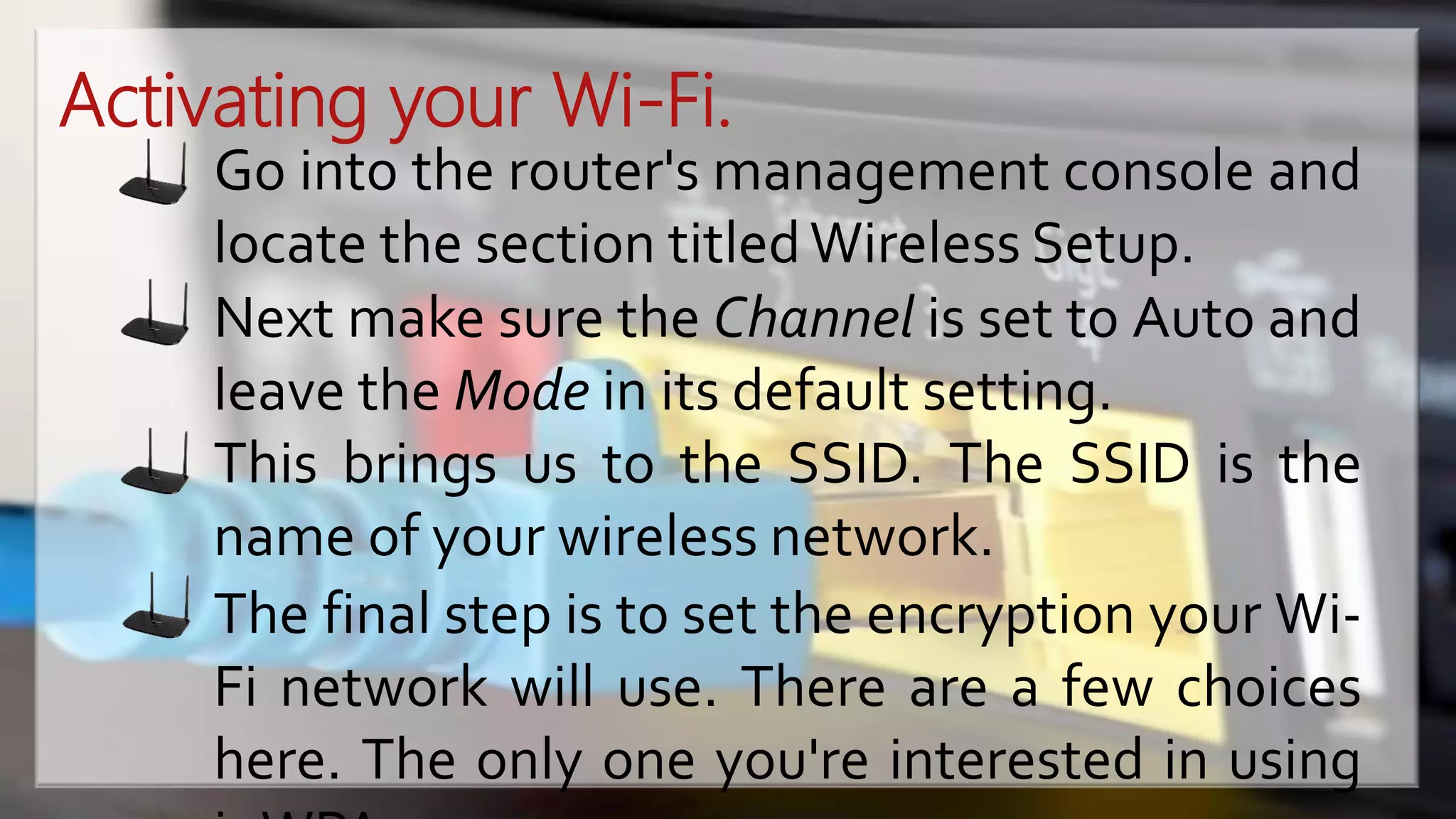TLE 10 (ICT): Configuring a Wireless Router | PPTX