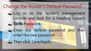 TLE 10 (ICT): Configuring a Wireless Router | PPTX