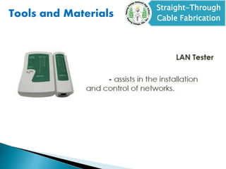 Straight-Through
Cable FabricationTools and Materials
 