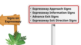Express Way Signages TLE 7 - 2nd Topic - Codes and Standards in Industrial Arts Services.pptx