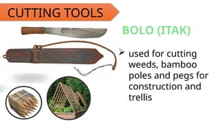TLE 7 AFA - Agricultural Tools, Implements, and Equipment.pptx
