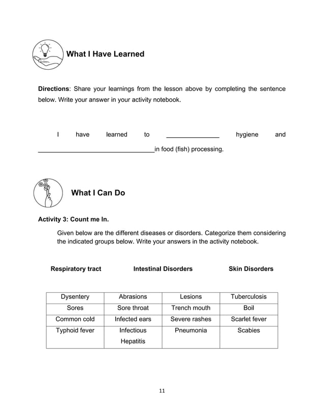 Tle 7 afa food (fish) processing module 7