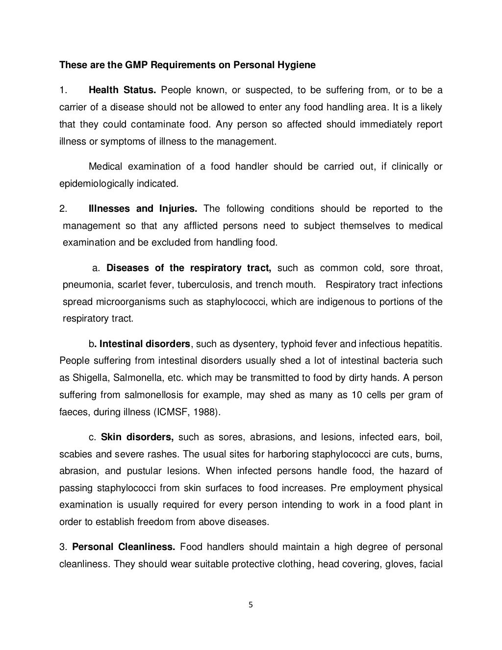 Tle 7 afa food (fish) processing module 7