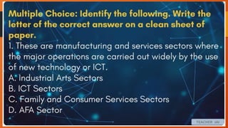 TLE 7 – SECTORS IN Information and Communications Technology.pptx