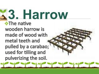 this topic is all about tools, implement, and equipment used in ...