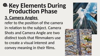 Pre Production Camera it is all about the pre, production, and post production in making a ...