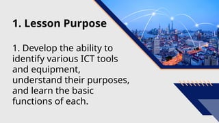 Tools and equipment in ICT for Grade 8 Students | PPTX