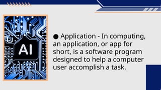 Tools and equipment in ICT for Grade 8 Students | PPTX