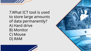 Tools and equipment in ICT for Grade 8 Students | PPTX