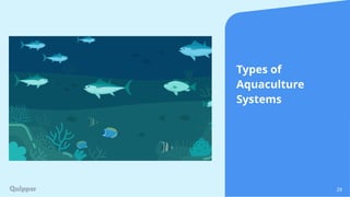 29
Types of
Aquaculture
Systems
 