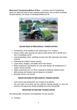 Module in Operating Transplanter 