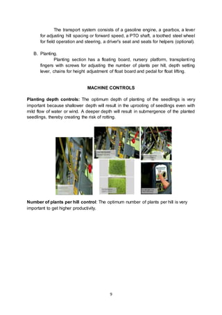 Module in Operating Transplanter 